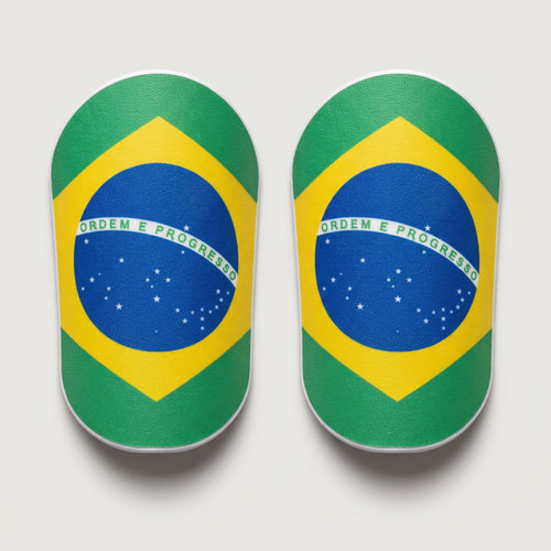 Country Flag Mini Shin Pads